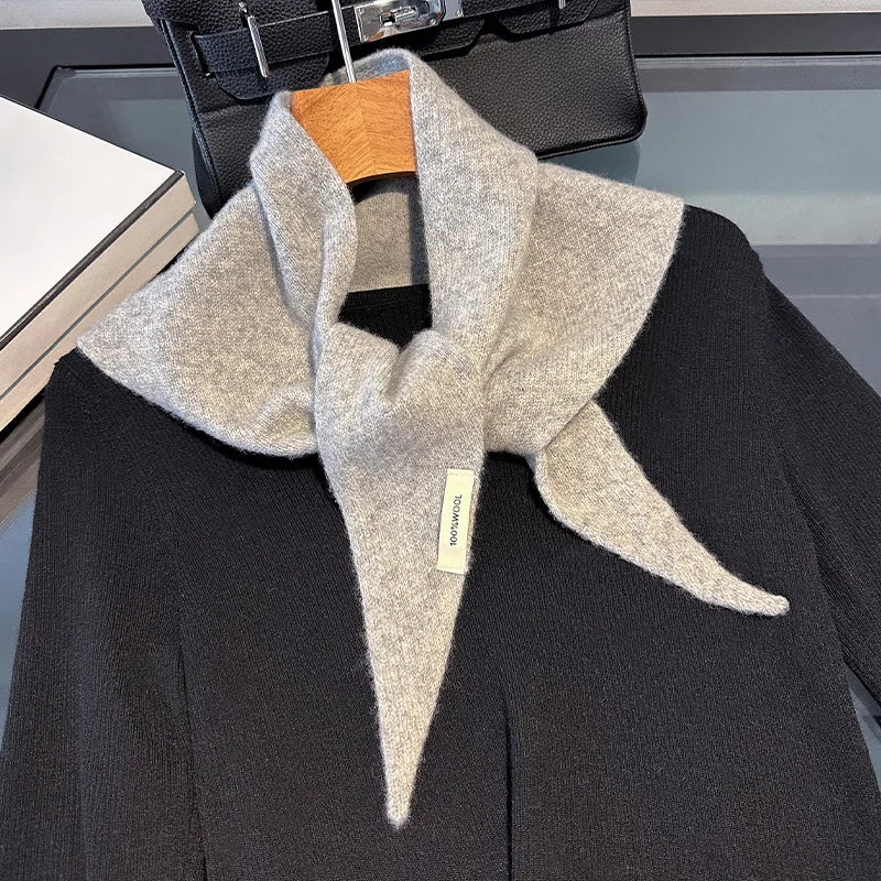 Grace Wool Triangle Scarf