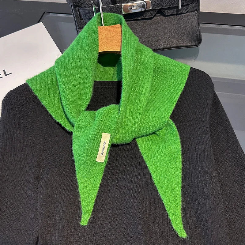 Grace Wool Triangle Scarf