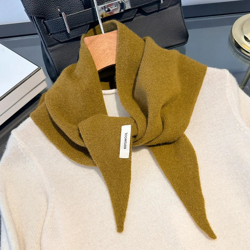 Grace Wool Triangle Scarf